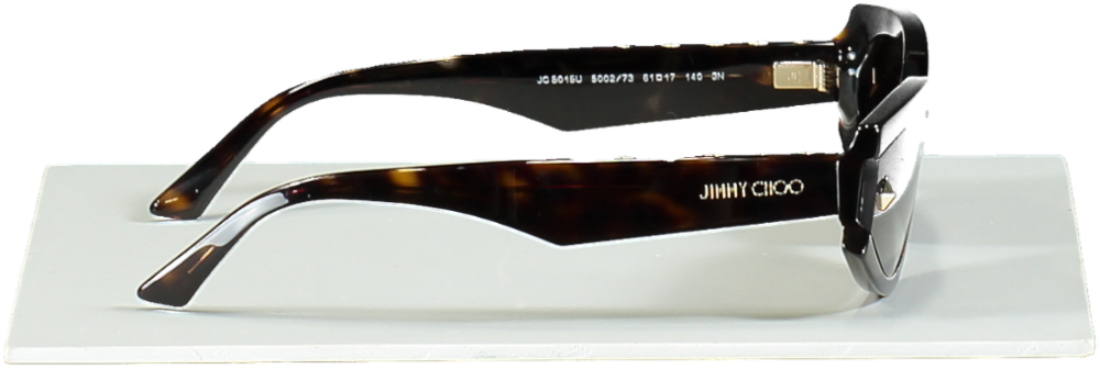 Jimmy Choo Tortoise Shell Cat Eye Sunglasses One Size