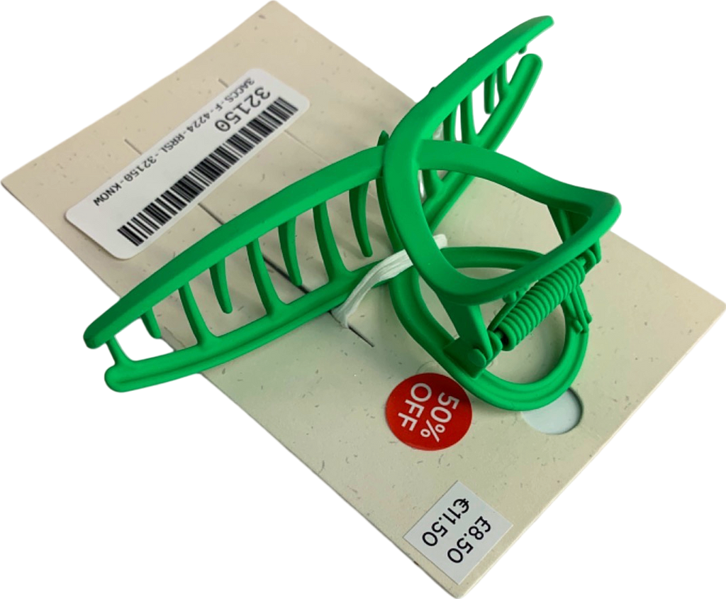 M&S Green Hair Claw Clip One Size