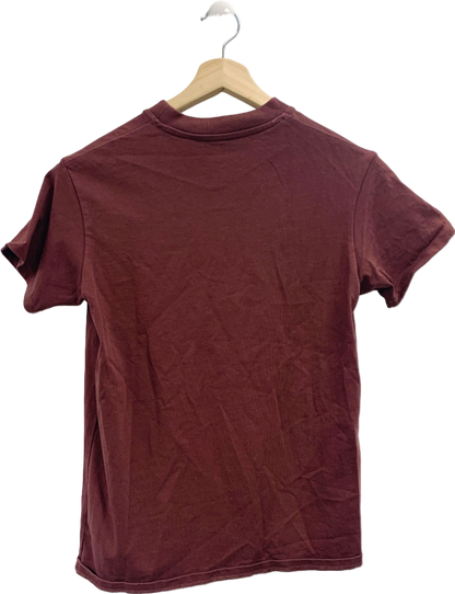 Fiorucci Burgundy Milano T-Shirt UK S