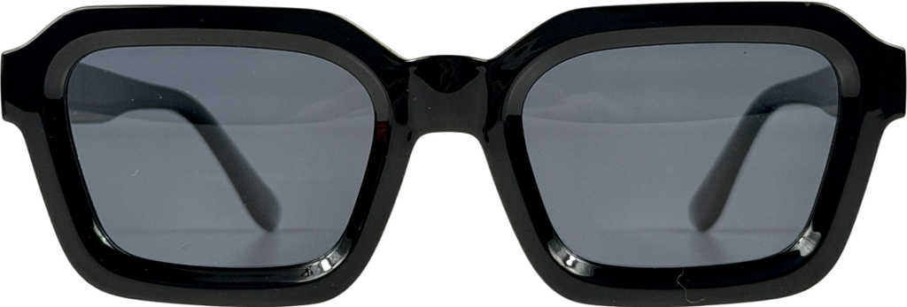 MELLER Black Nayah Square Sunglasses in Case / Box