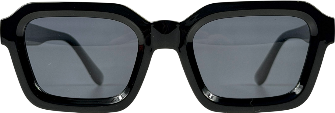 MELLER Black Nayah Square Sunglasses in Case / Box