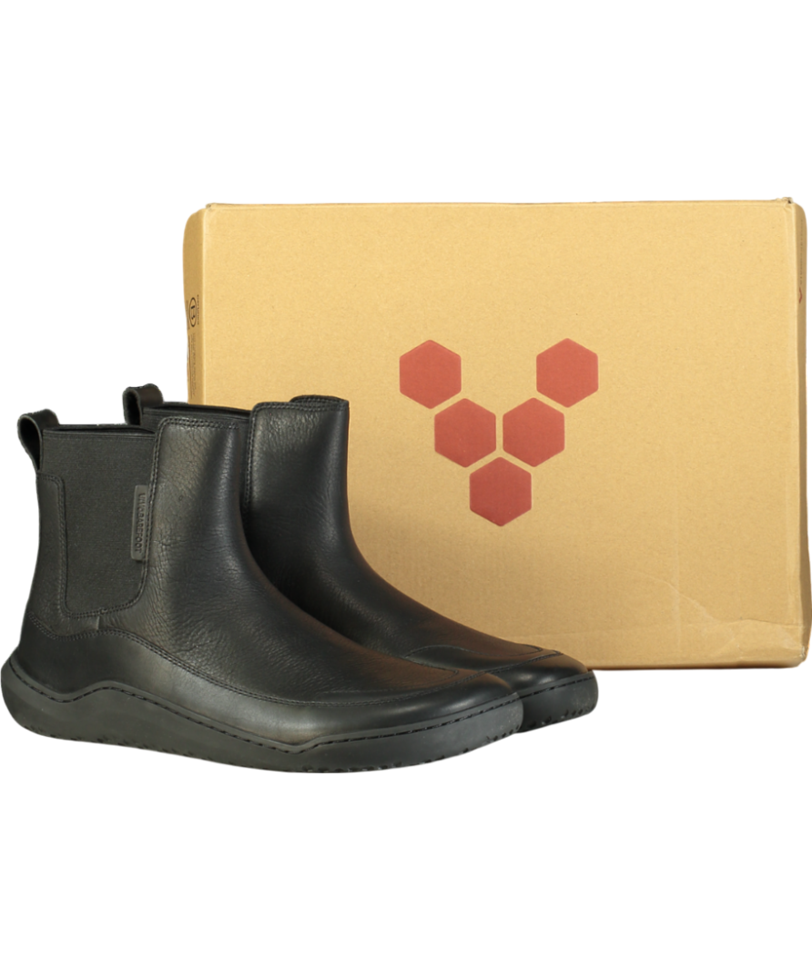 Vivo Barefoot Black Gobi Chelsea Boots UK 9 EU 43 👞