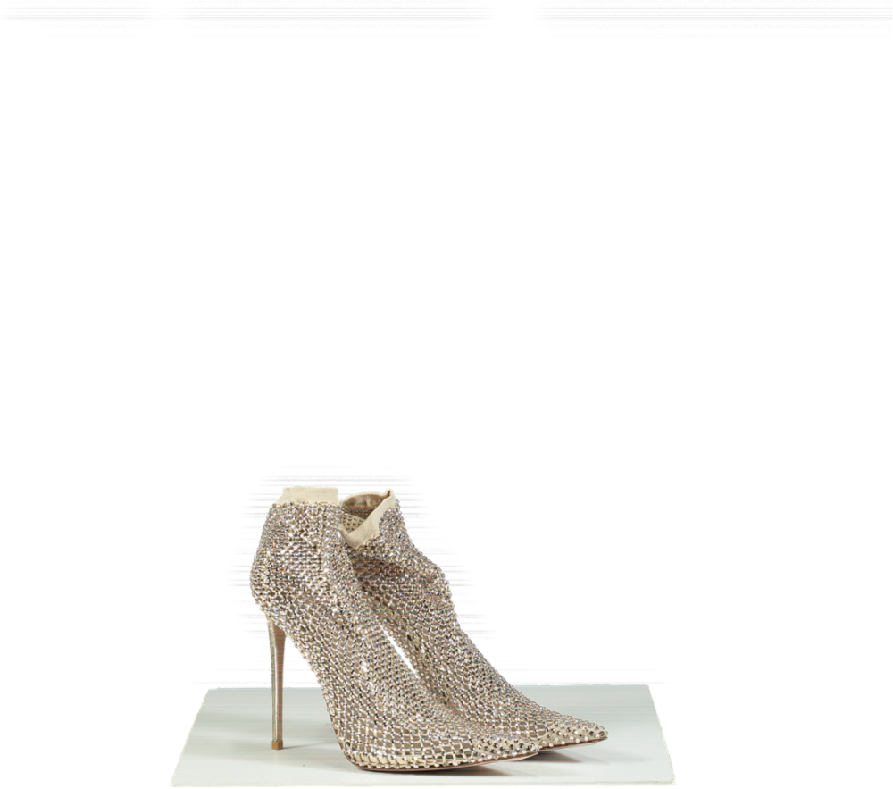 La Silla Nude Gilda Crystal Ankle Boot UK 6 EU 39 👠