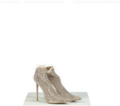 La Silla Nude Gilda Crystal Ankle Boot UK 6 EU 39 👠