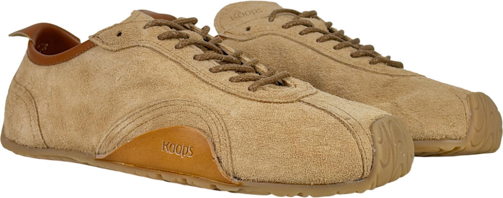 Koops Brown Zen Barefoot Suede Sneaker UK 4 EU 37 👠