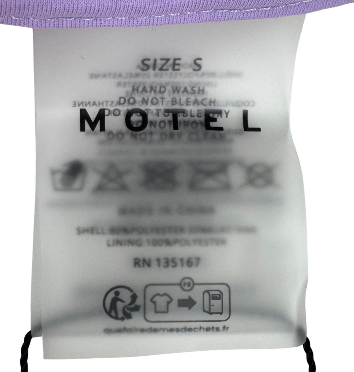 Motelrocks Purple Pami Bikini Set UK M