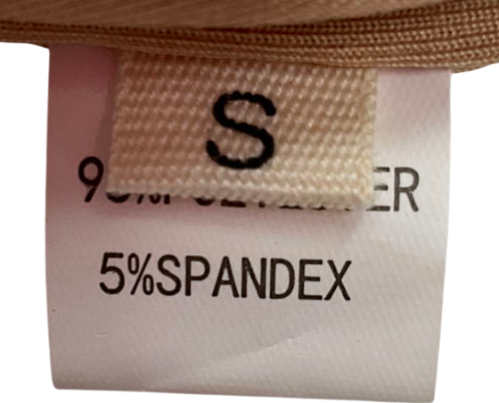 innovare  Nude Aoibhe Sequin Long Sleeve Mini Dress UK S