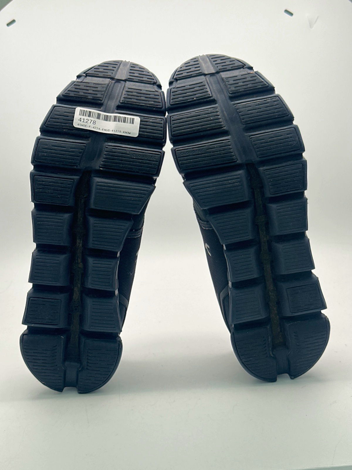 On Running Black Cloud Waterproof Trainers UK 8.5