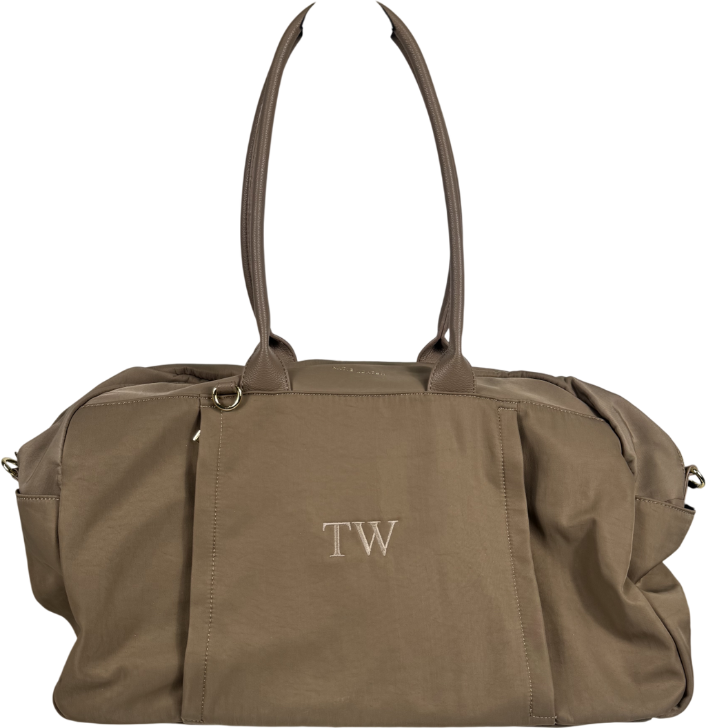 Katie Loxton Beige Nylon Luxe Everyday Holdall Bag - Taupe One Size