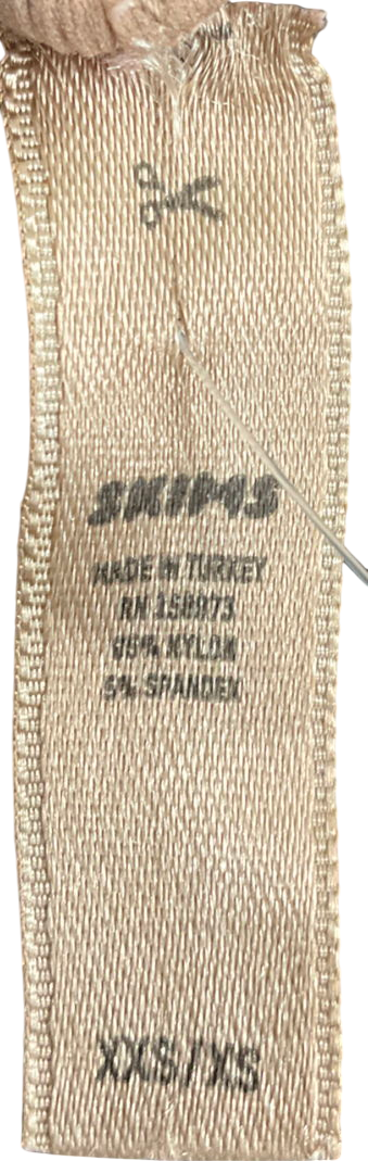 SKIMS Beige Tank Bodysuit UK XXS-XS