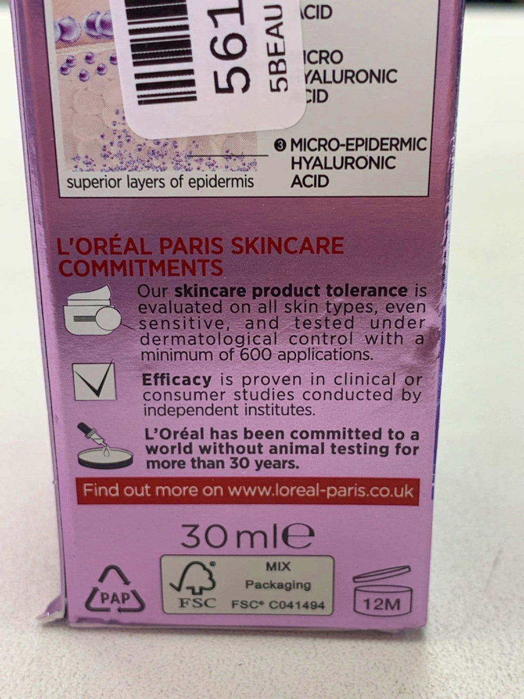 L'Oreal Paris Revitalift Filler Anti-Wrinkle Serum 30 ml