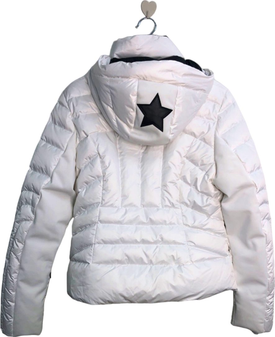 Goldbergh Luxury White Pikes Ski Jacket UK Size 14