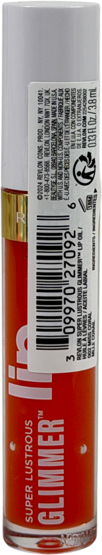 Revlon Super Lustrous Glimmer Gloss 002 Miss Coral 3.8ml