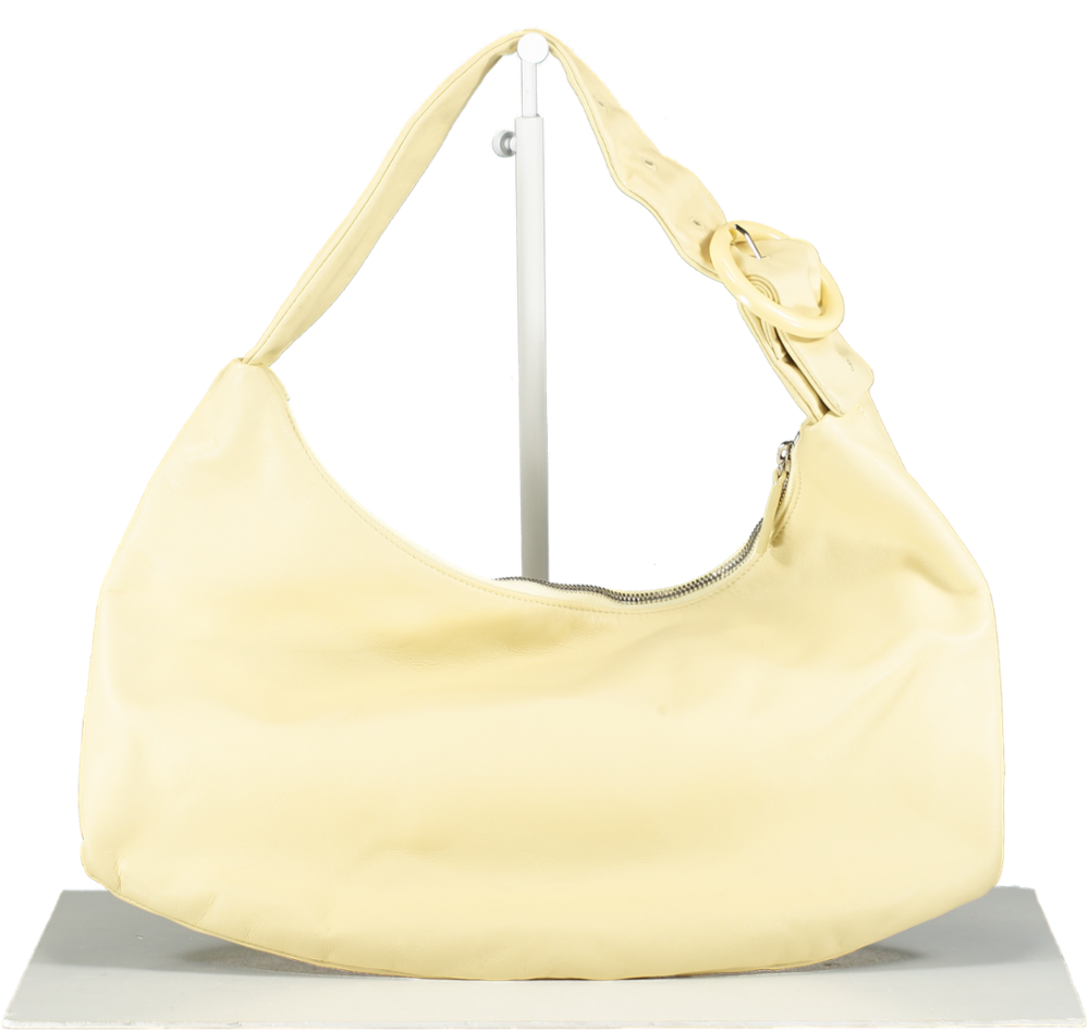 gu-de Yellow Lisa M Lemonade Leather Bag