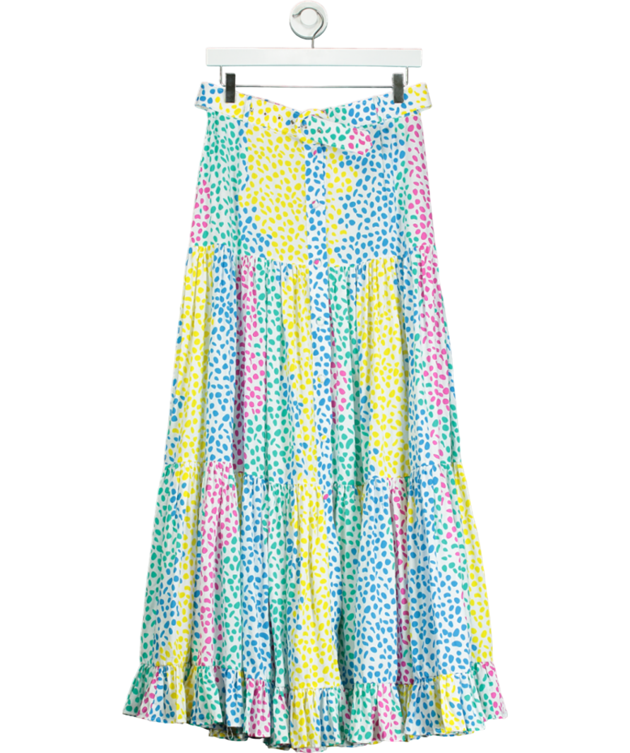 paolita Multicoloured Bora Bora Button Maxi Skirt UK M