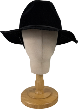 BRIXTON Wesley Fedora Black UK M