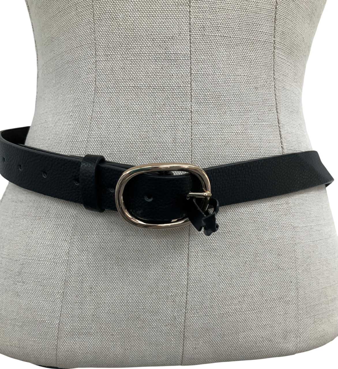 Very Black Buckle Belt UK 28