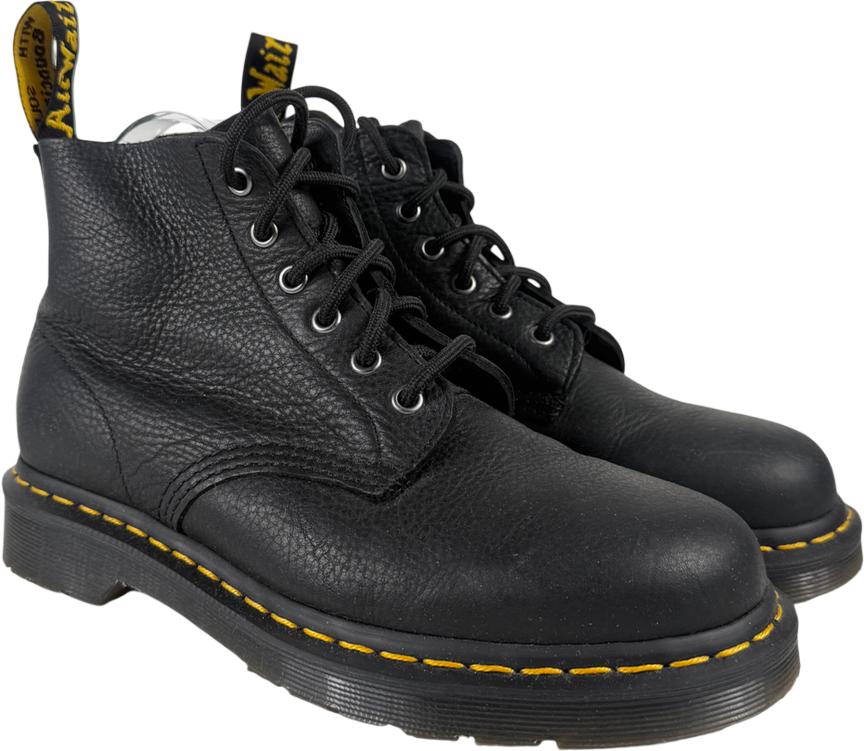 Dr Martens Black 1460 Pascal Virginia Lace-up Leather Boots UK 6.5 EU 39.5 👠