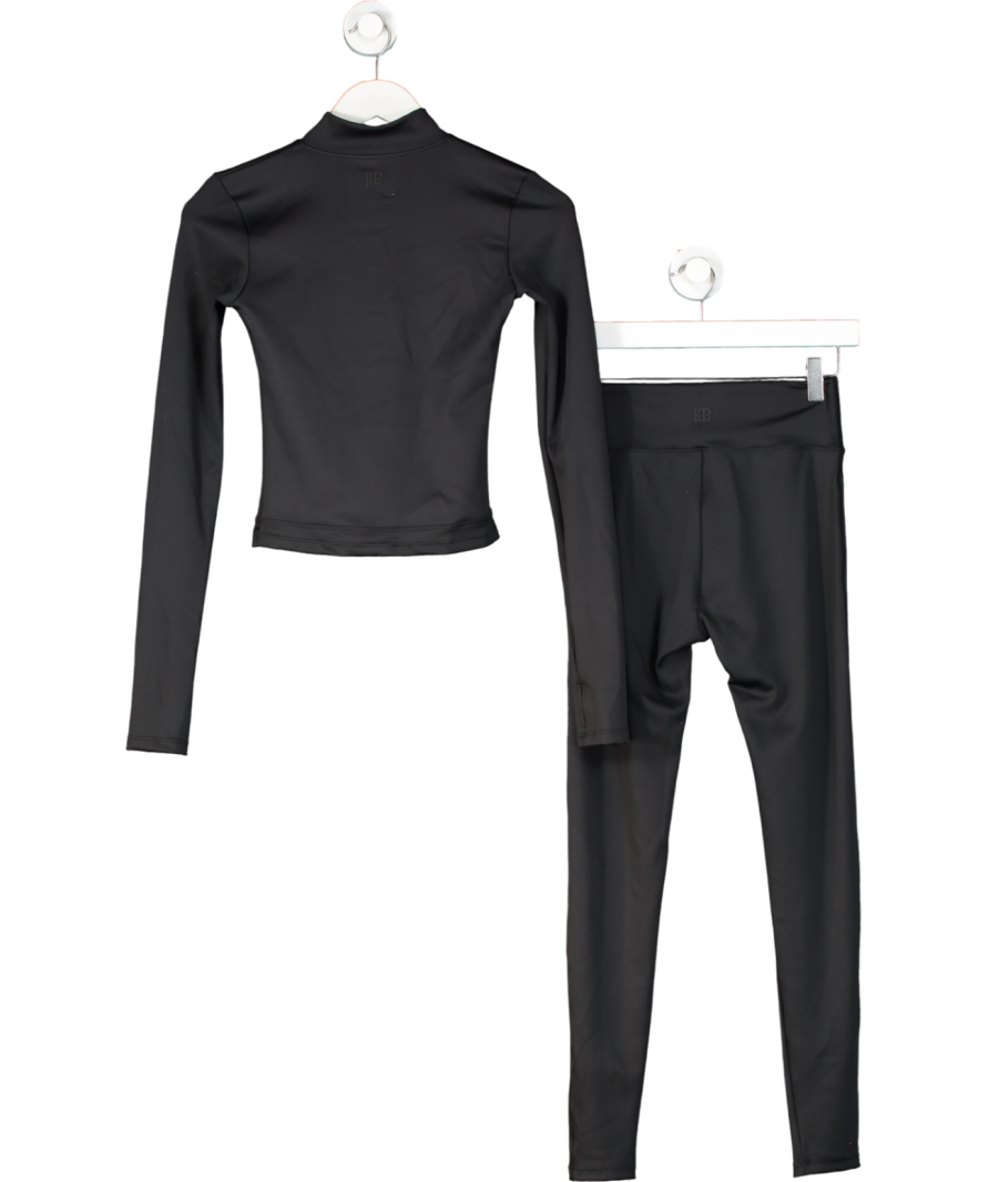 PrettyLittleThing Seamless Jacket And Black High Waist Seamless Gym Leggings UK XS