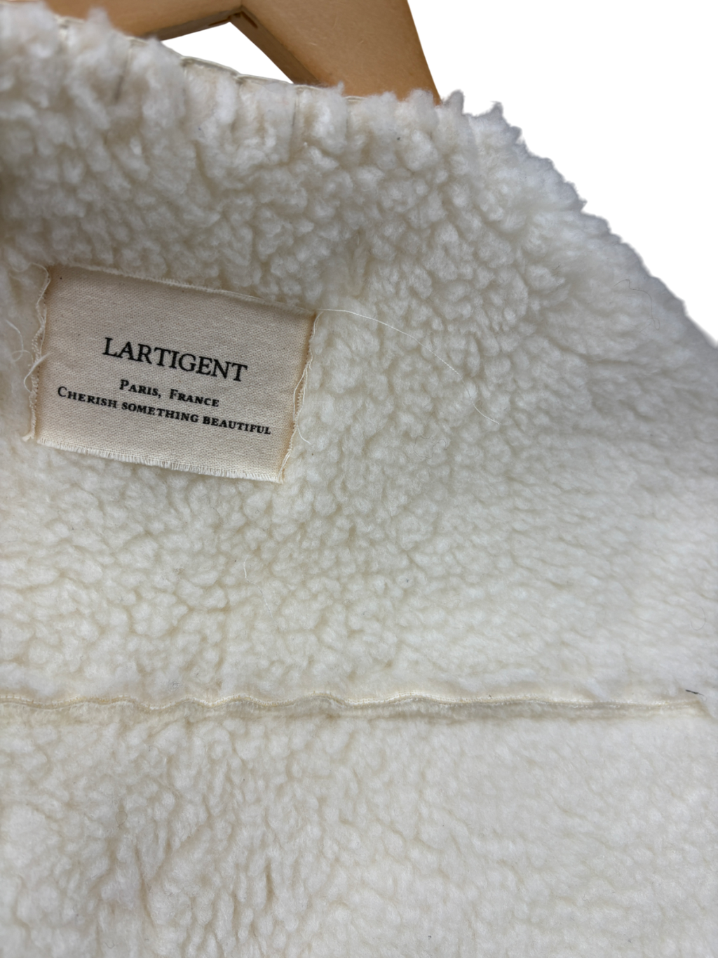 Lartigent Cream Fleece Gilet One Size