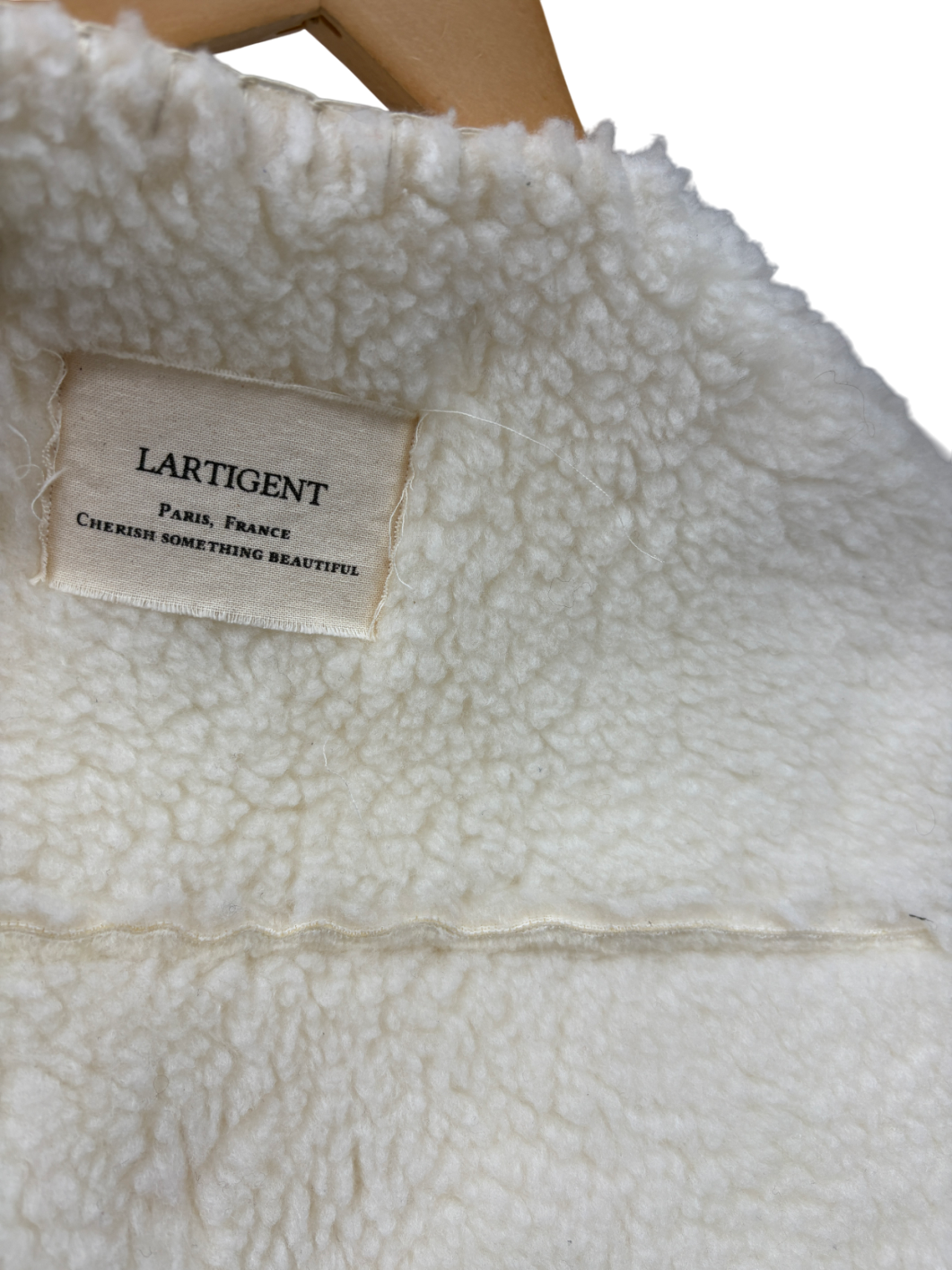 Lartigent Cream Fleece Gilet One Size