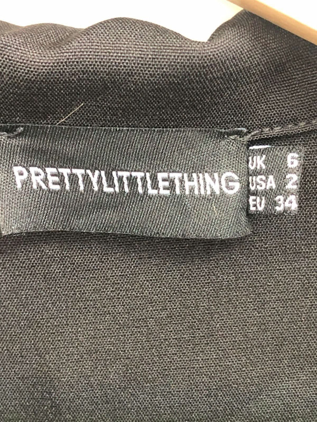 PrettyLittleThing Black Blazer Dress Size UK 6