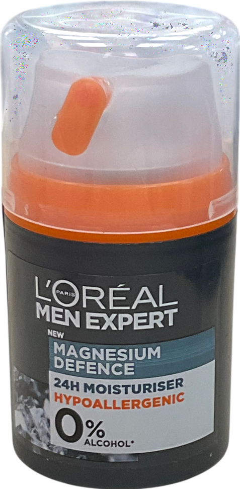loreal Men Expert Magnesium Defence Hypoallergenic 24h Moisturiser 50ml