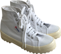 Superga White Canvas High Top UK 6 EU 39 👠