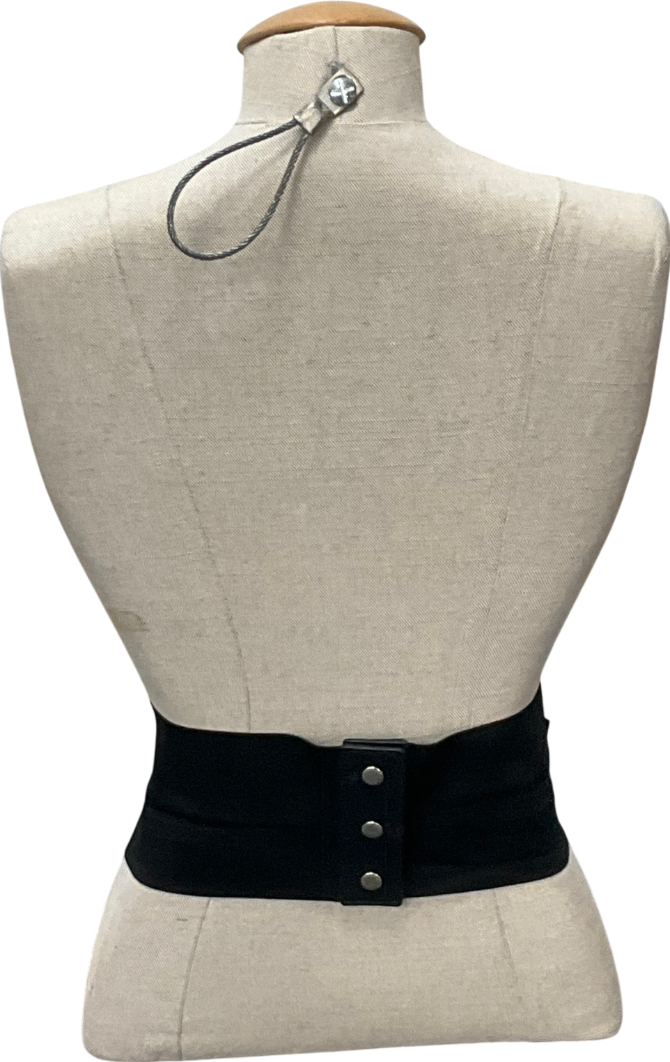 Black Corset Design Belt One Size