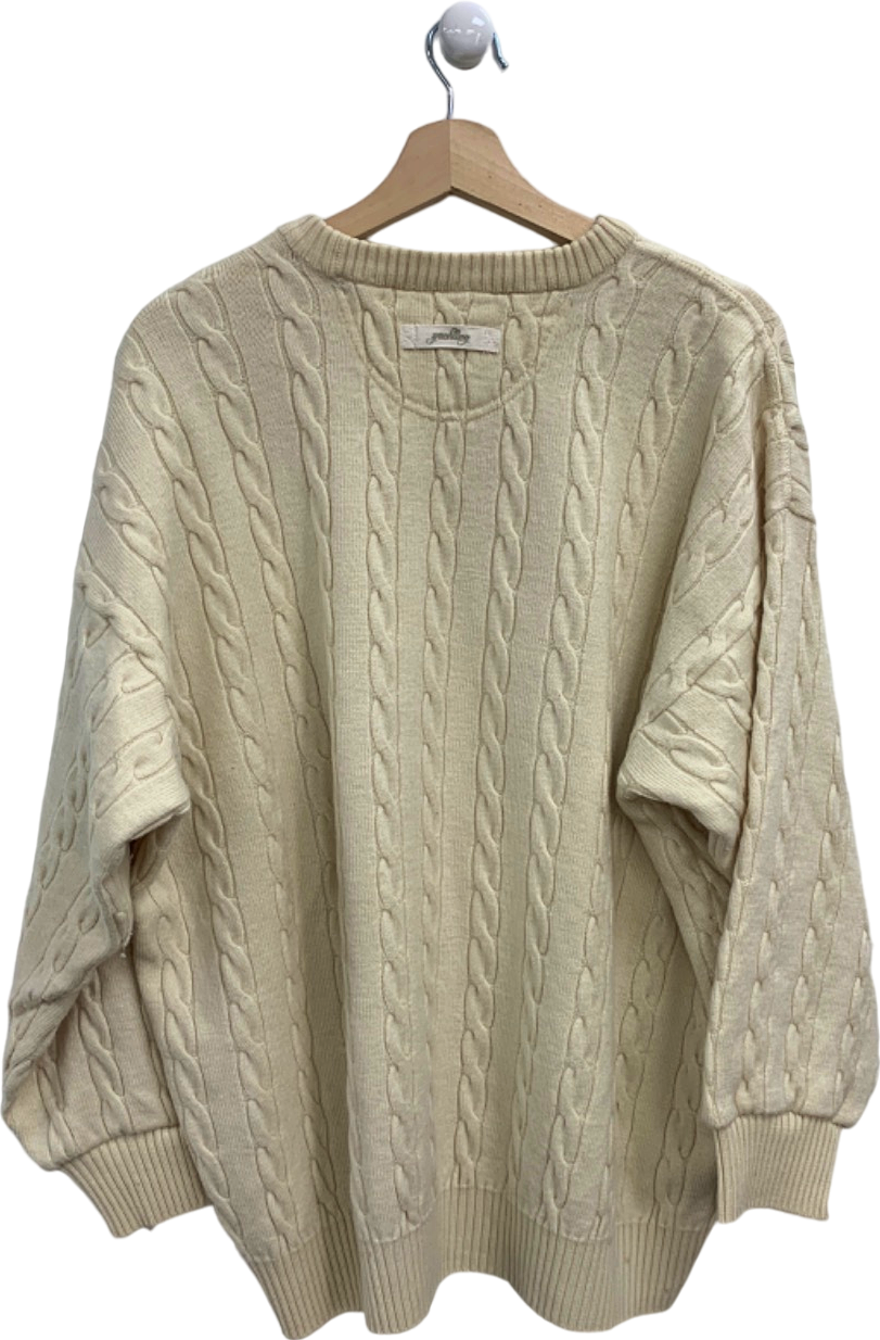 Paul & Shark Cream Cable Knit Jumper UK XL