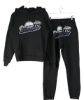 Trapstar Black London Shooters Hoodie And Joggers Tracksuit Set UK S