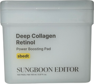 Sungboon Editor Deep Collagen Retinol Power Boosting Pad 100 pads
