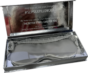 SLIP Light Grey Contour Sleep Mask Grey