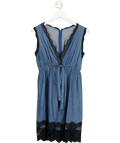 Dolce & Gabbana Blue Denim Mini Dress UK 12