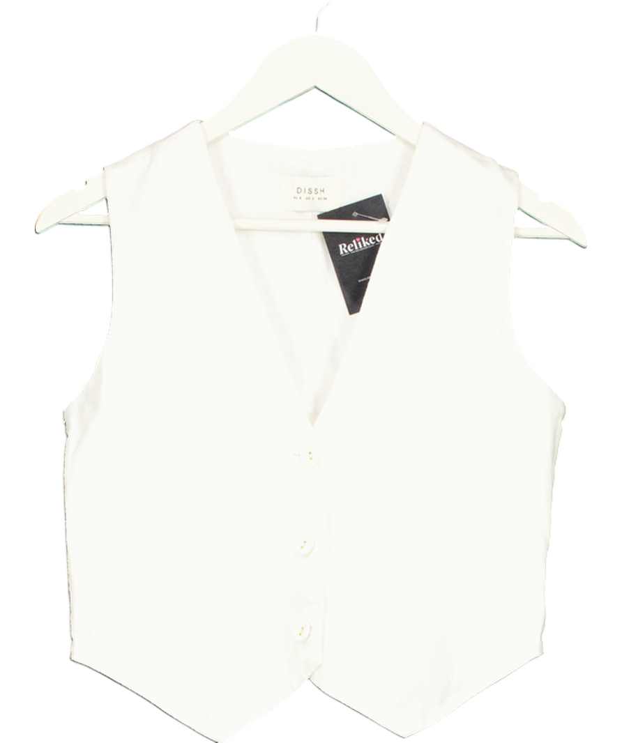 DISSH White Banks Linen Vest UK 6