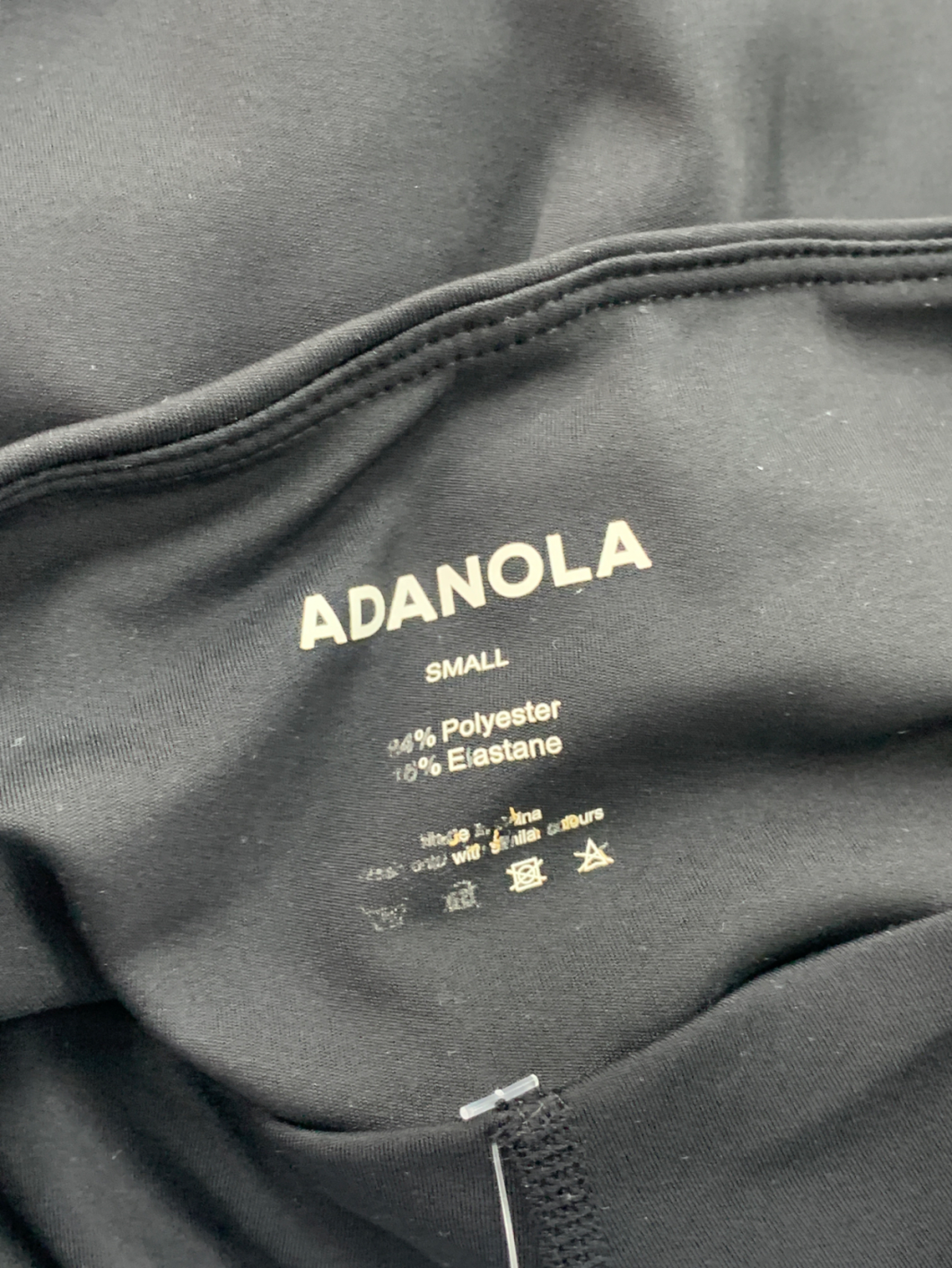 Adanola Black A-line Mini Skirt UK S