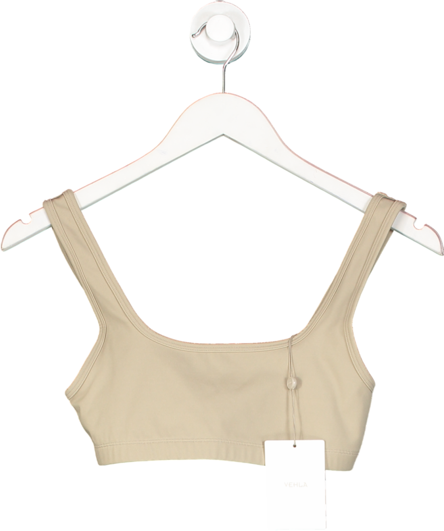 Vehla Beige Sports Bra Taupe UK S