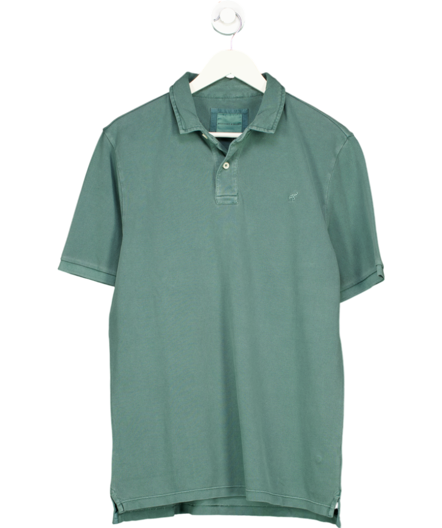 Beaufort & Blake Green 100% Cotton Washed Polo Shirt UK M