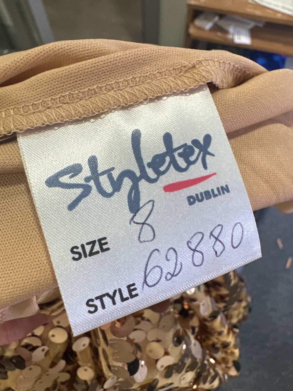 Friends Like These Gold Sequin Dress UK 8