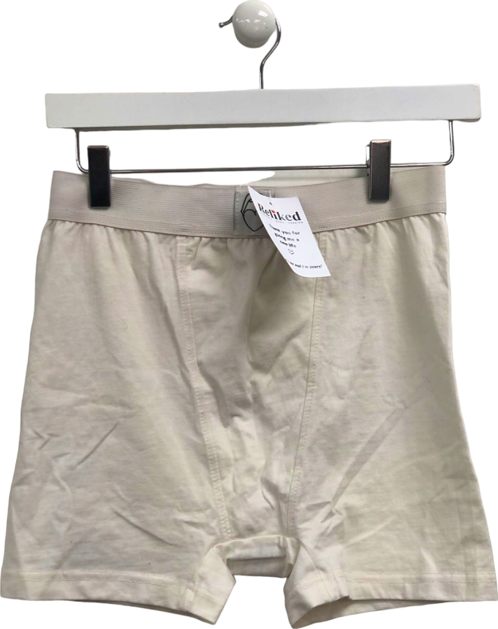 Nasty Gal Beige Boxer Shorts UK 8