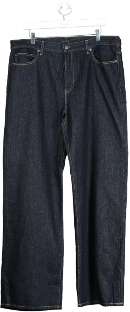 Uniqlo Blue Loose Fit Jeans UK W34