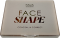 MUA Face Shape Palette, Conceal & Correct, 6 Cream Shades | Cream Colour Correcting Palette Targets Redness & Dark Circles, With Vitamin E For Face, Eyes & Cheeks, Vegan & Cruelty Free 18g