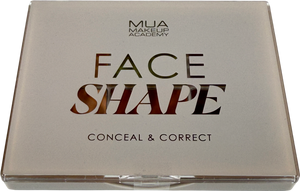 MUA Face Shape Palette, Conceal & Correct, 6 Cream Shades | Cream Colour Correcting Palette Targets Redness & Dark Circles, With Vitamin E For Face, Eyes & Cheeks, Vegan & Cruelty Free 18g