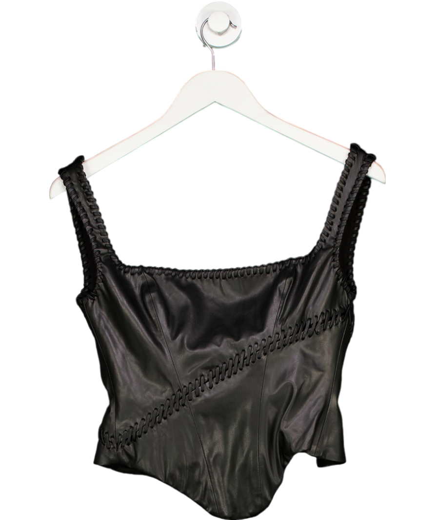 House of CB Leonie Black Vegan Corset UK XS