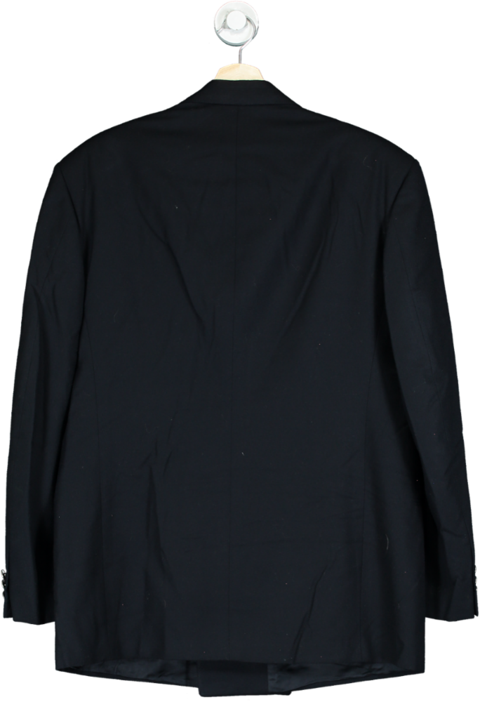 Nino Cerruti Navy Wool Double-Breasted Blazer