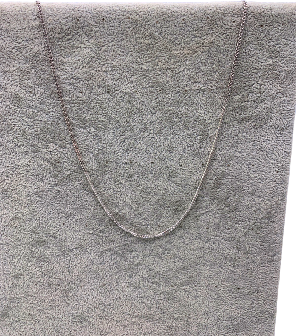Awe Sterling Silver Cuban Chain Necklace One Size
