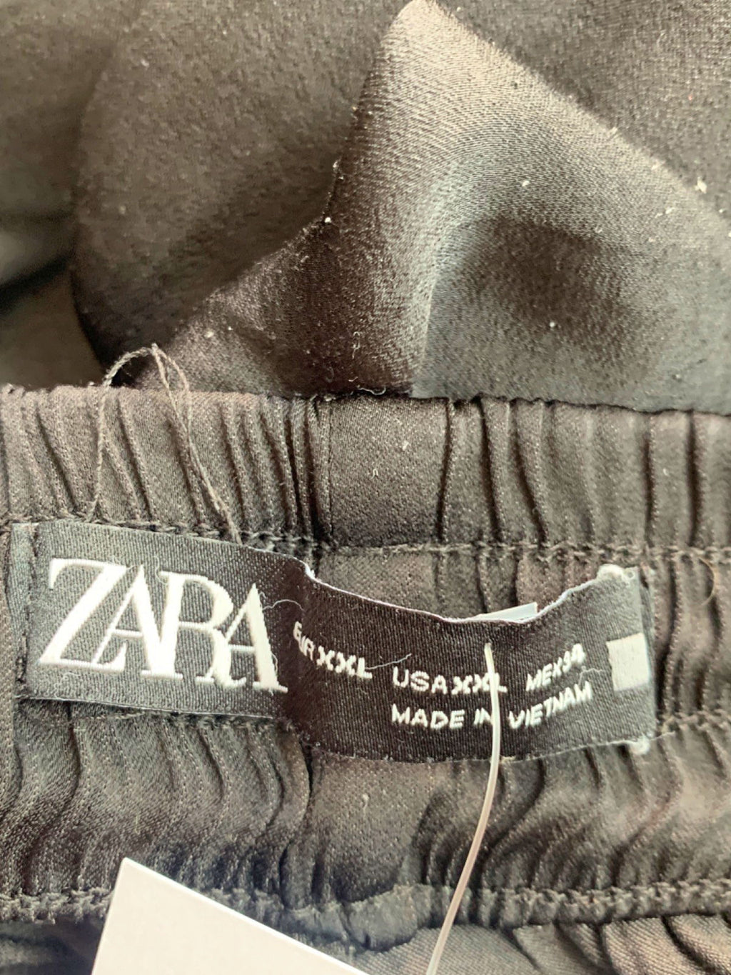 Zara Black Wide Leg Trousers UK XXL