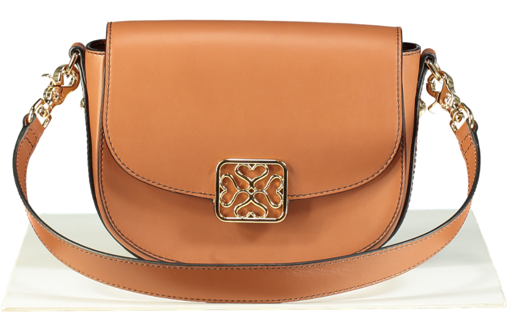 Strathberry Bay Tan Leather Crossbody Bag