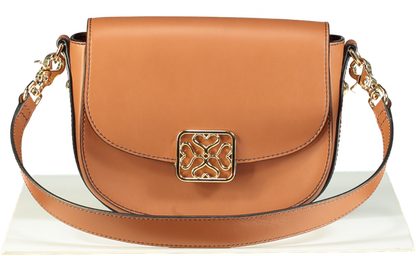 Strathberry Bay Tan Leather Crossbody Bag