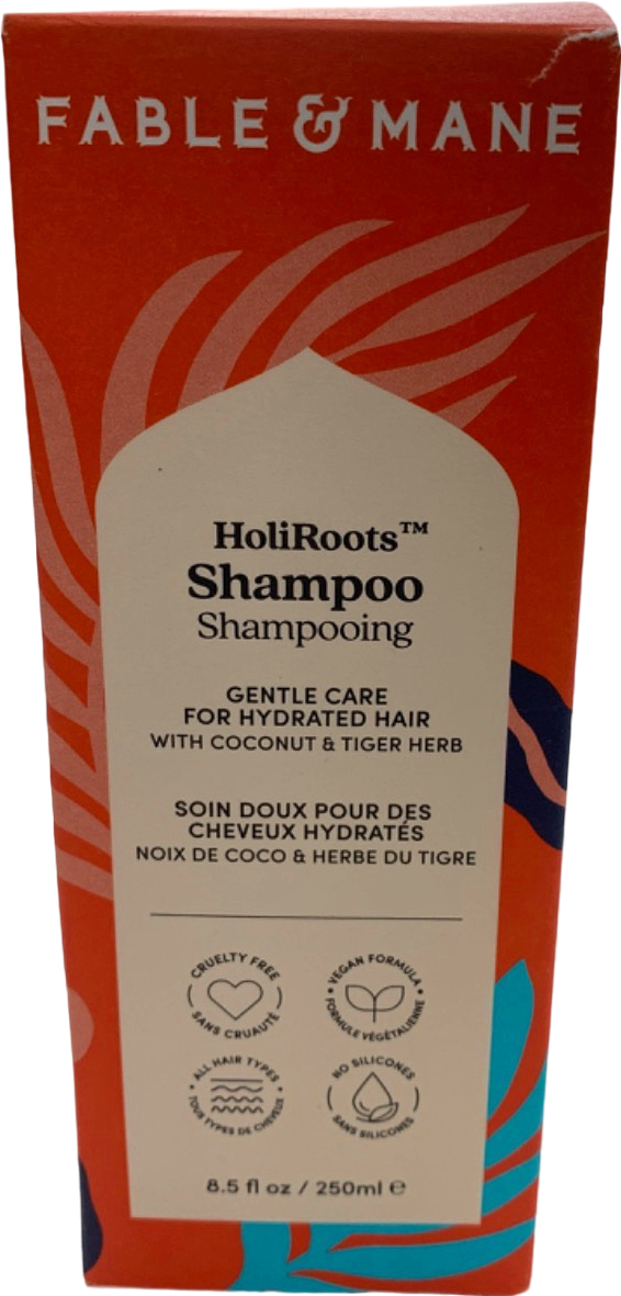 Fable & Mane HoliRoots Shampoo Coconut & Tiger Herb 250ml